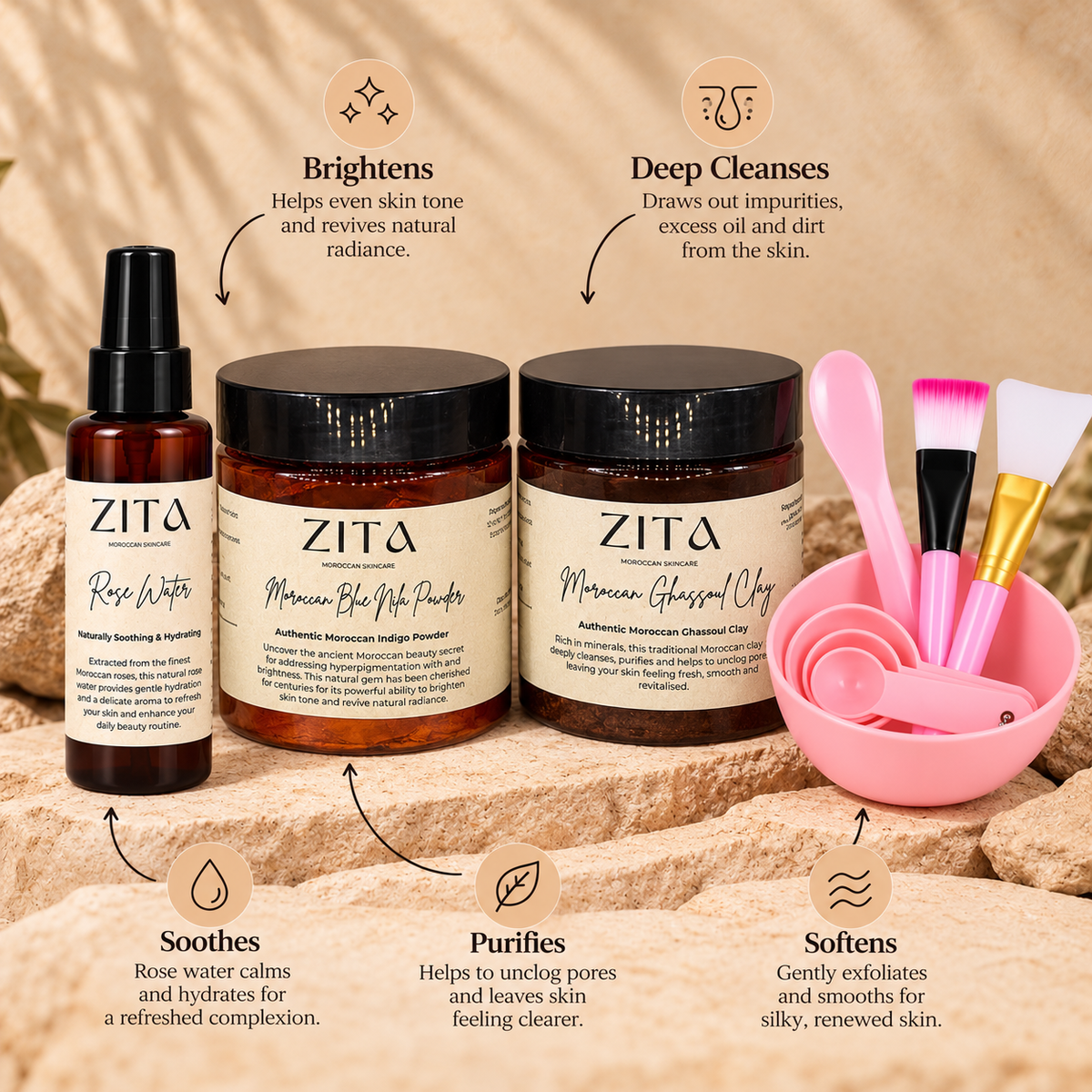 Moroccan Face Mask Ritual